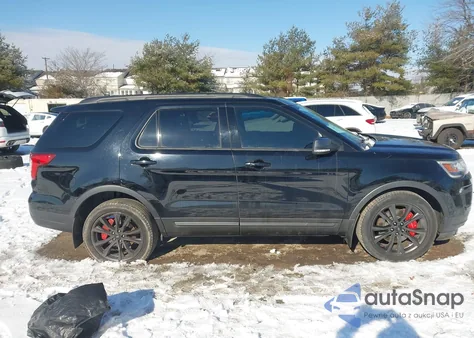 2018 Ford Explorer Xlt z USA, uszkodzony, nr VIN 1FM5K8D8XJGA10988